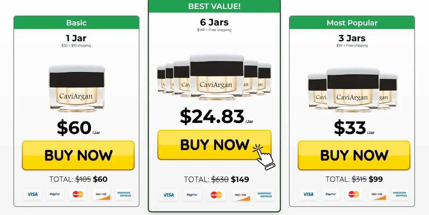 CAVIARGAN Limited Time Special Pricing